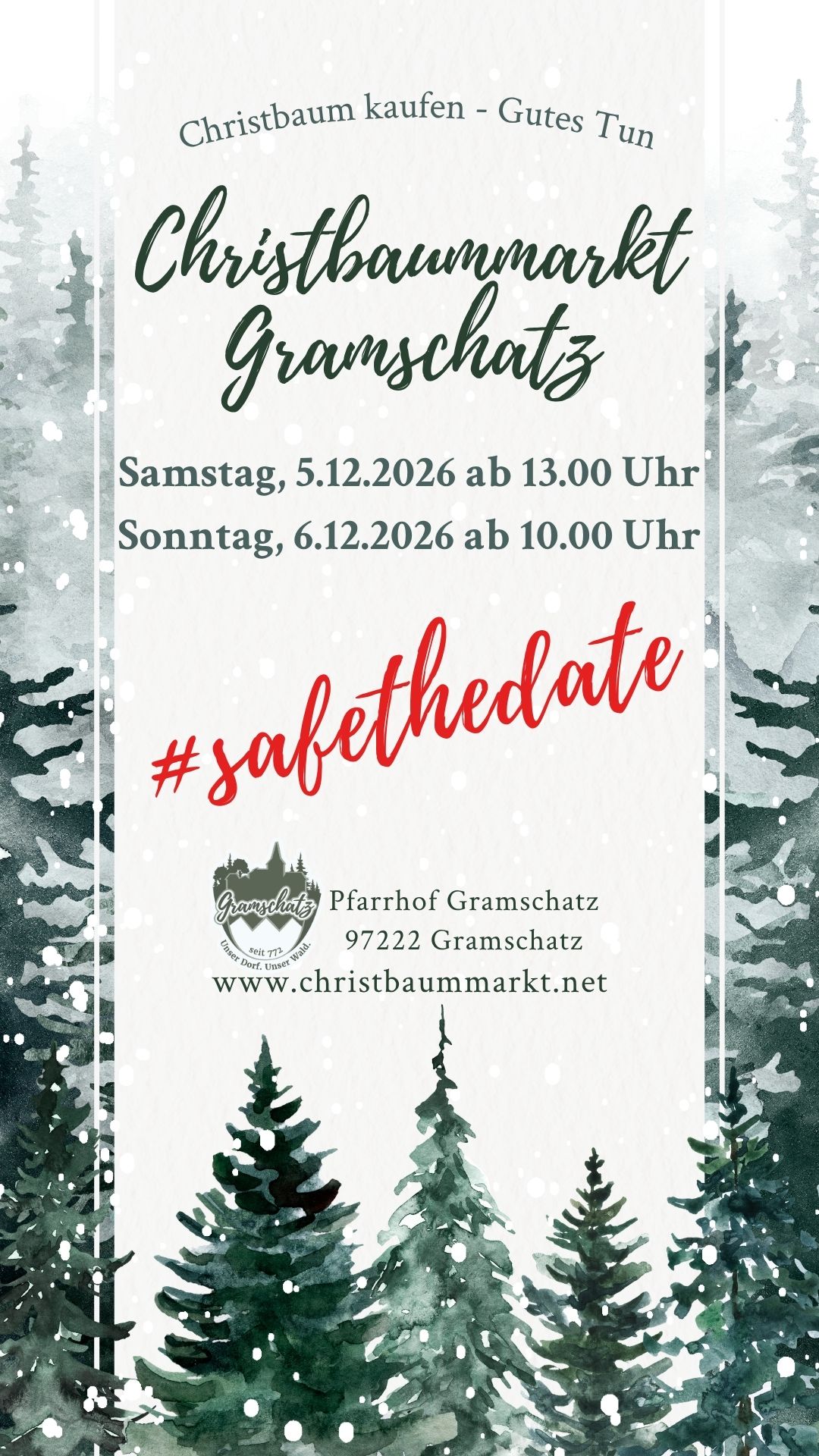 Christbaummarkt 2026
